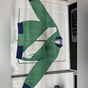 Reversible polo jacket